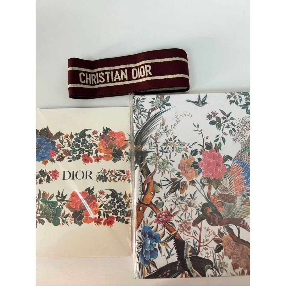 Pre-owned Christian Dior Floral Notebook Gift Set